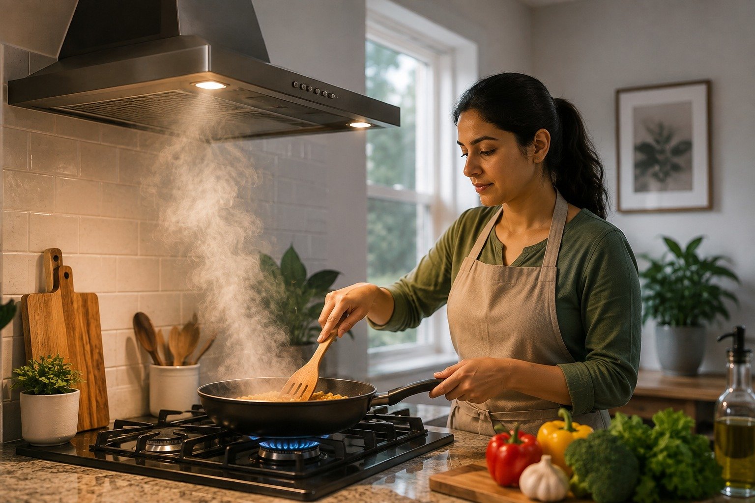 cooking habits that affect indoor air quality